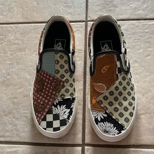 Vans multi color perfect condition worn a couple times. See pictures